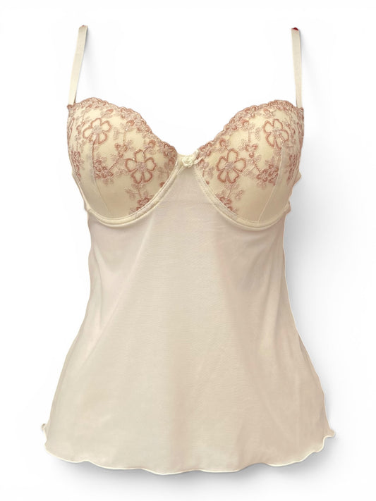 Romantic white corset
