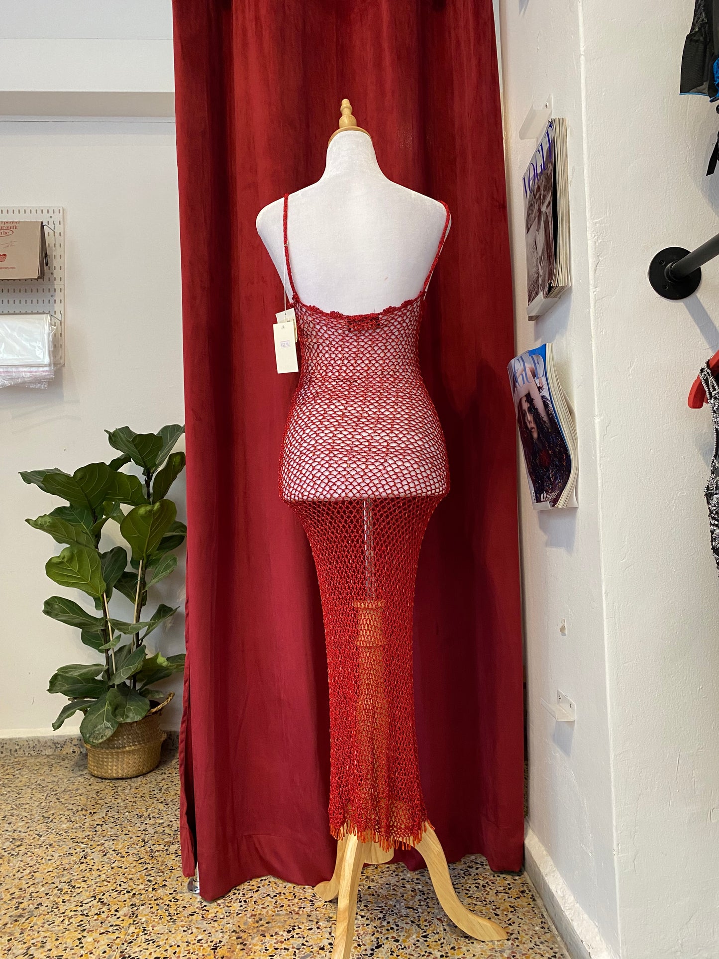 Morgan brand new crochet dress with sequin details all over