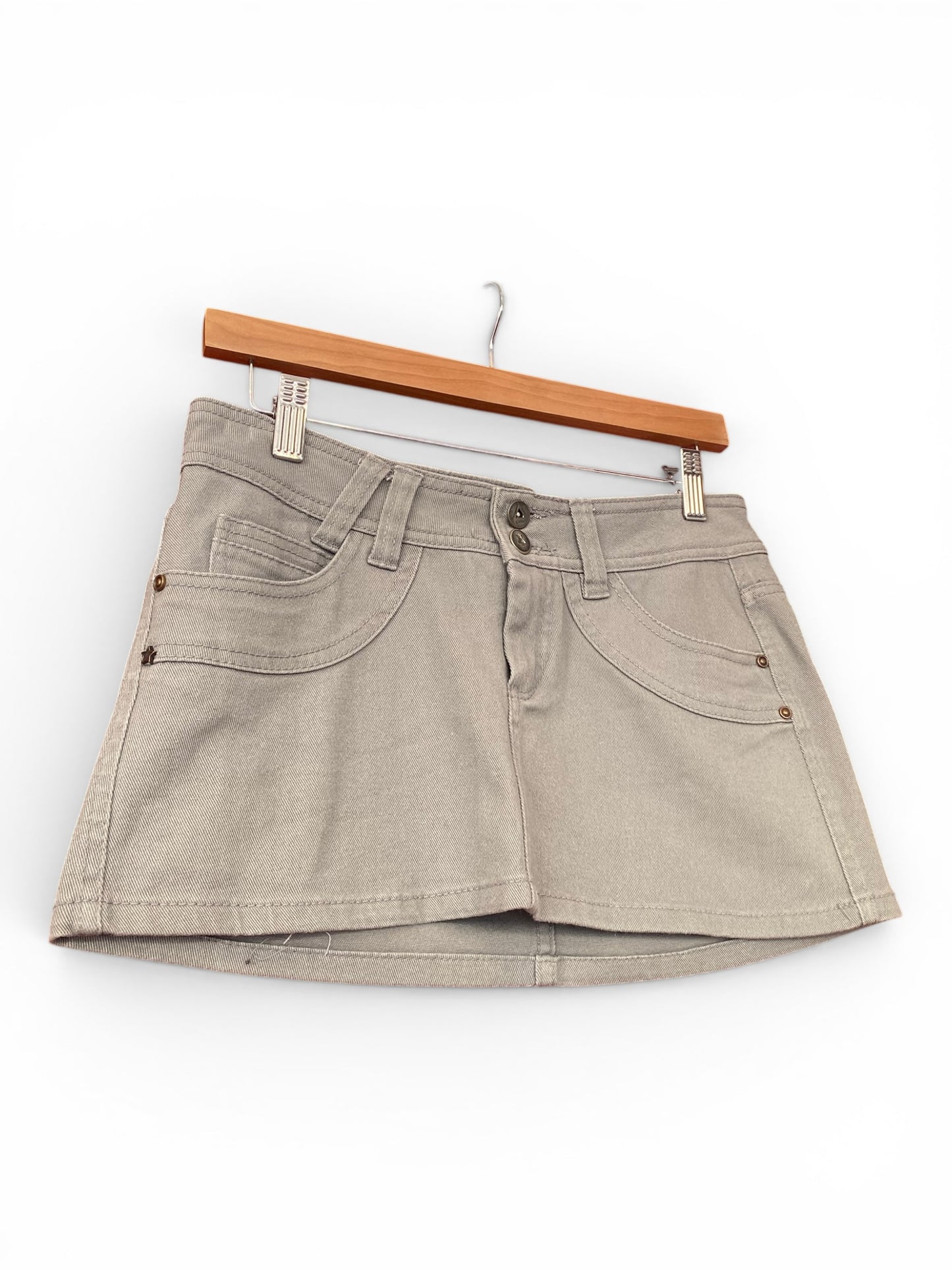Ultra mini grey y2k skirt