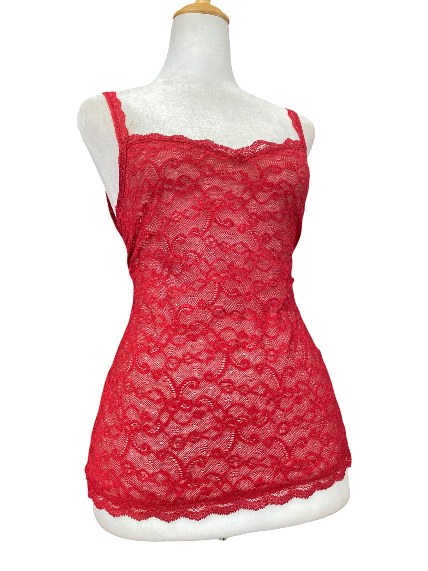 Red lace lingerie top ❤️