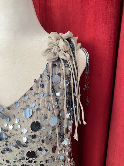 K derhy rare sequin gown