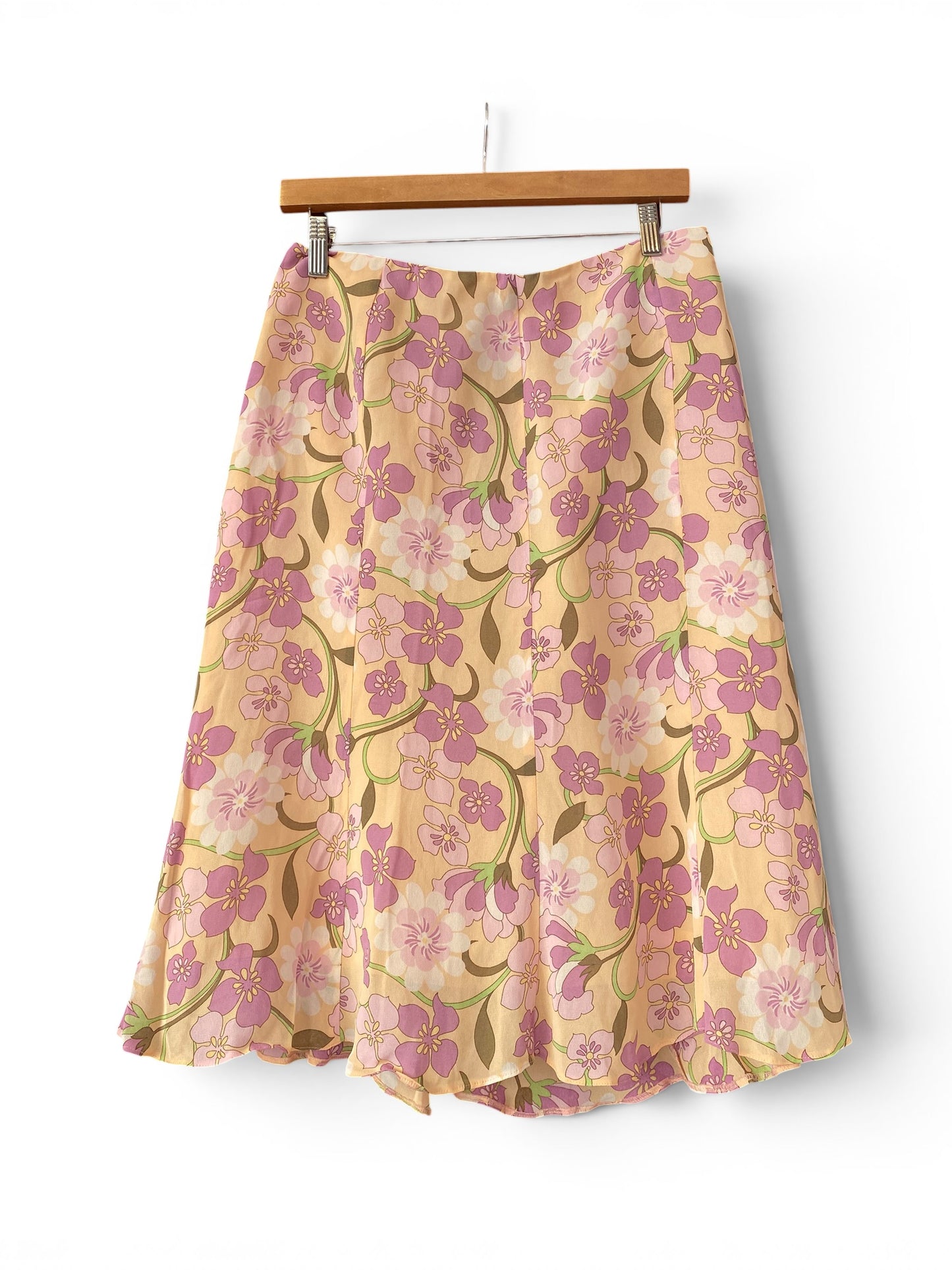 Midi summer floral skirt 💐