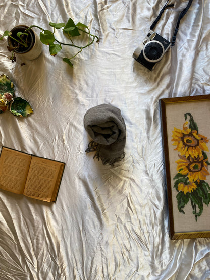 Vivienne Westwood wool grey scarf