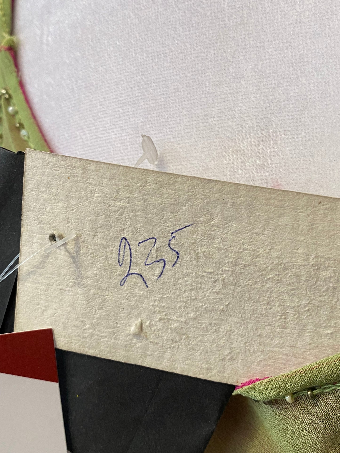 100% silk brand new 2 coloured handbeaded top 💐