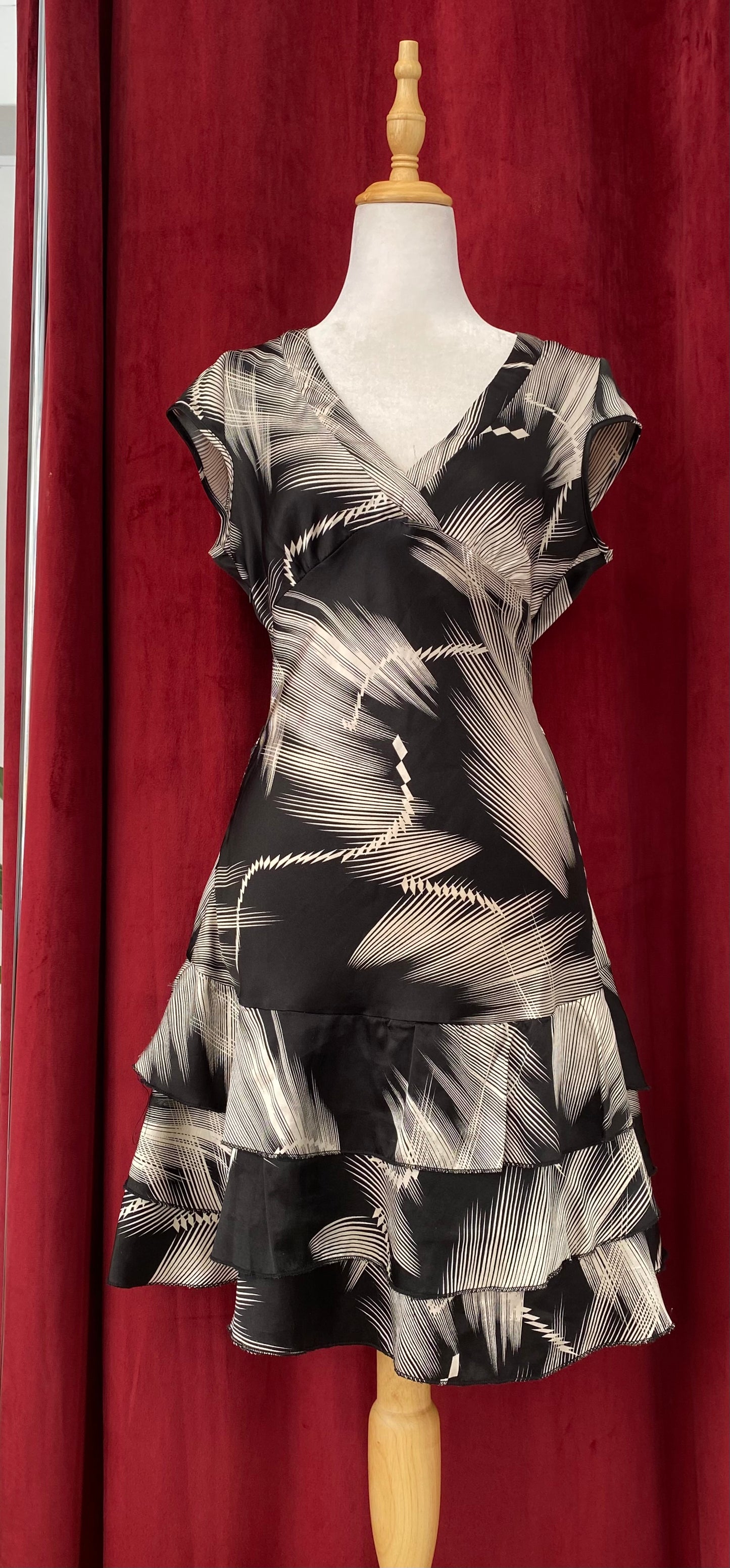 Satin summer dress