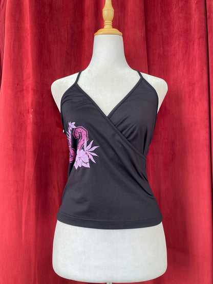 Black Y2K graphic top ✨