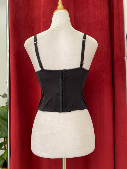 Black lace corset