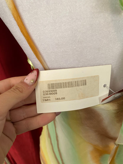 100% silk multicoloured summerdress dress 💐