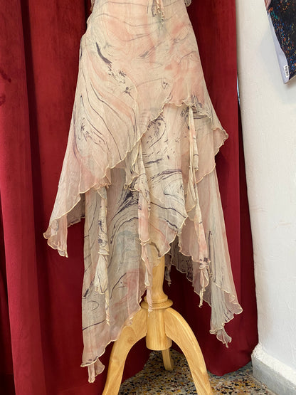 100% silk light pink gown 🌸