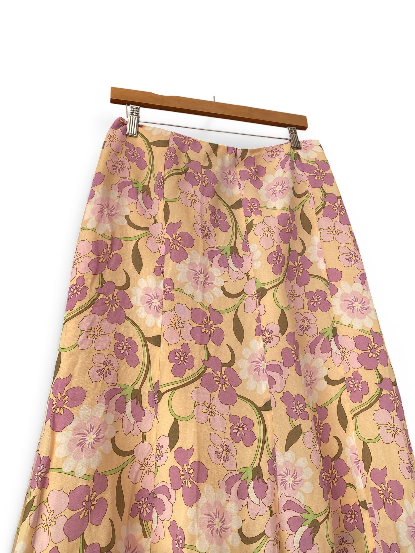 Midi summer floral skirt 💐