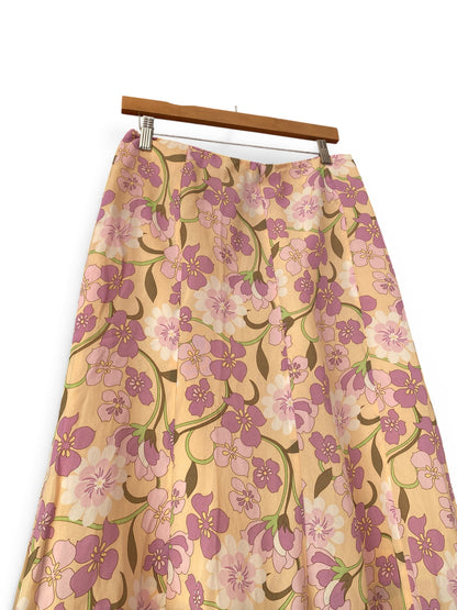 Midi summer floral skirt 💐