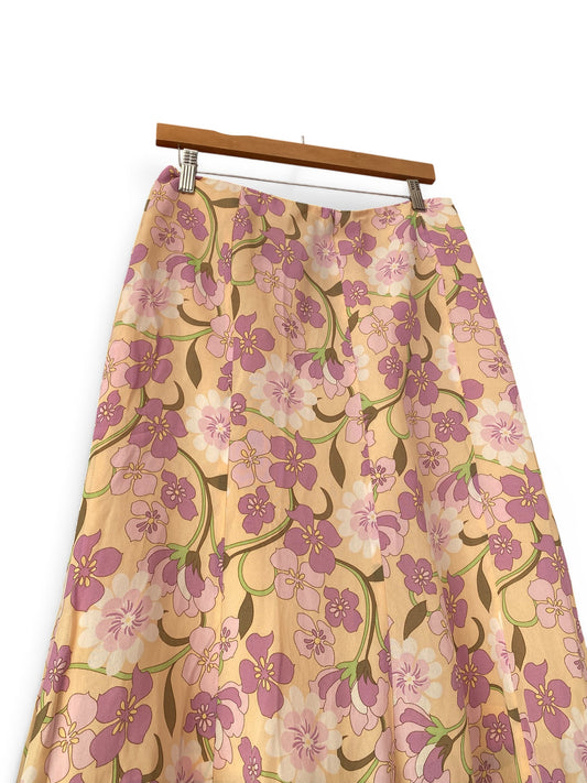 Midi summer floral skirt 💐