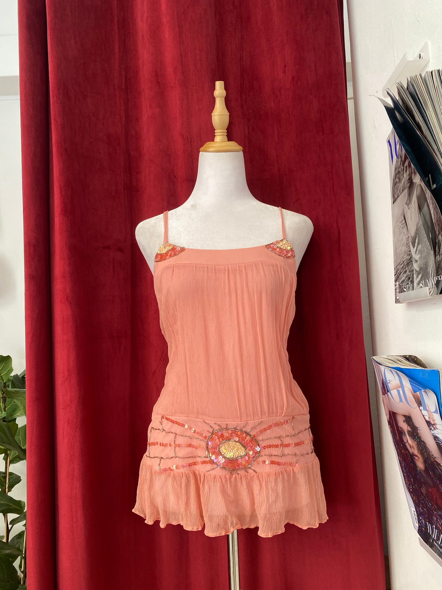 Silk dusty pink top 💞