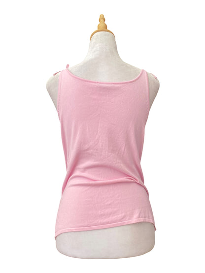 Pink sequin cami top