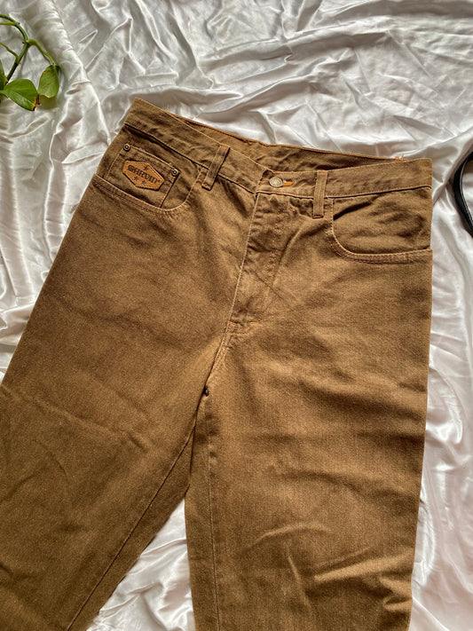 Brand new brown 90s jeans