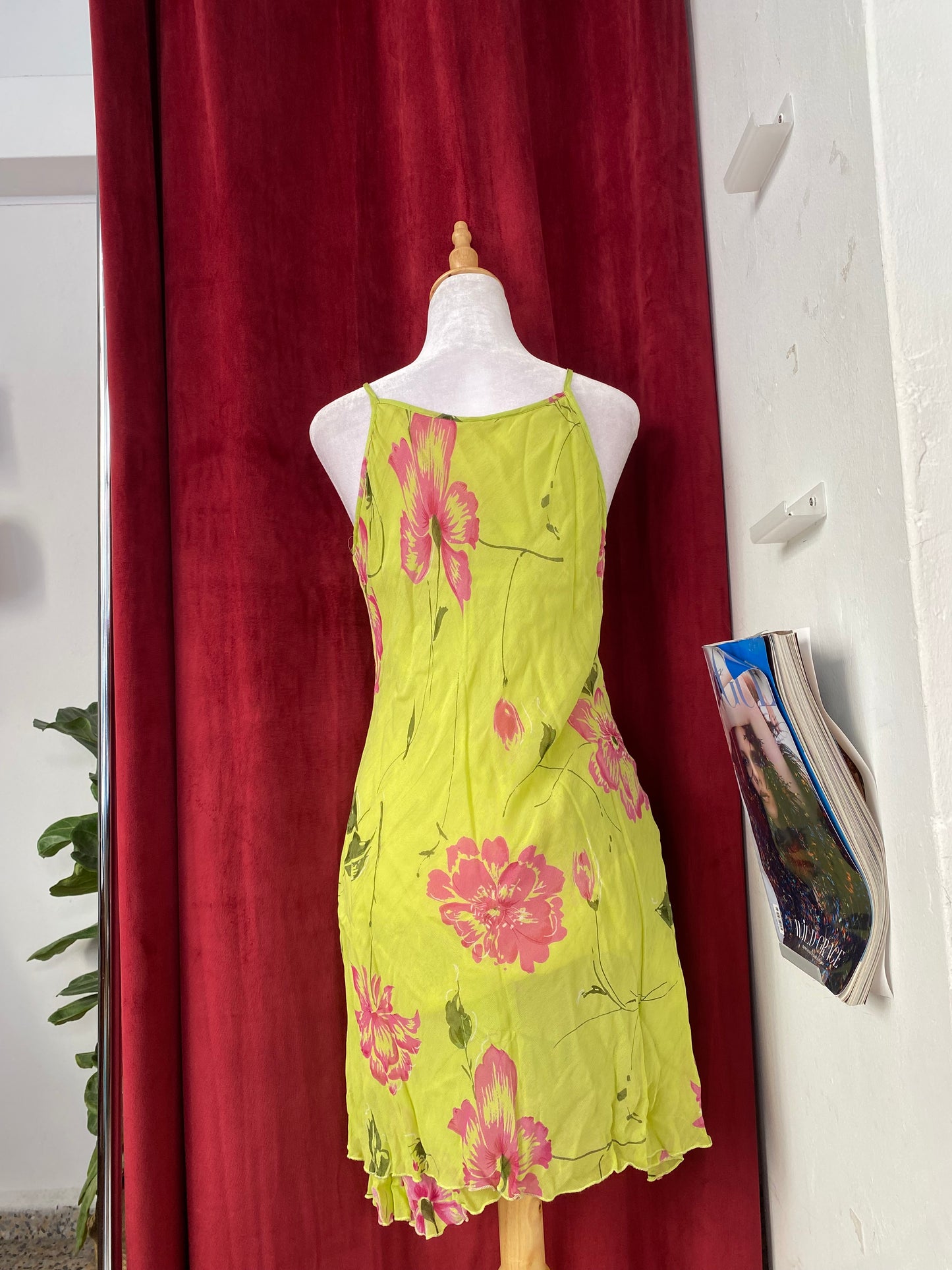 Green floral summer dress 🧚
