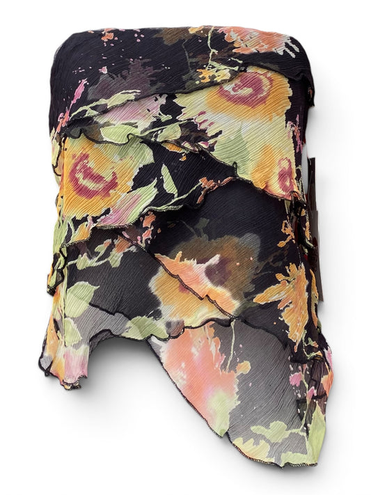 100% silk floral top 💐