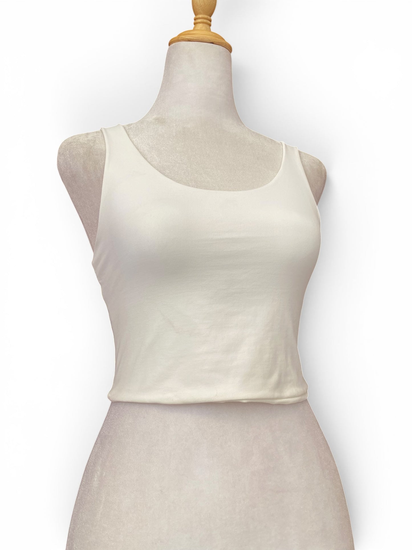 White open back top
