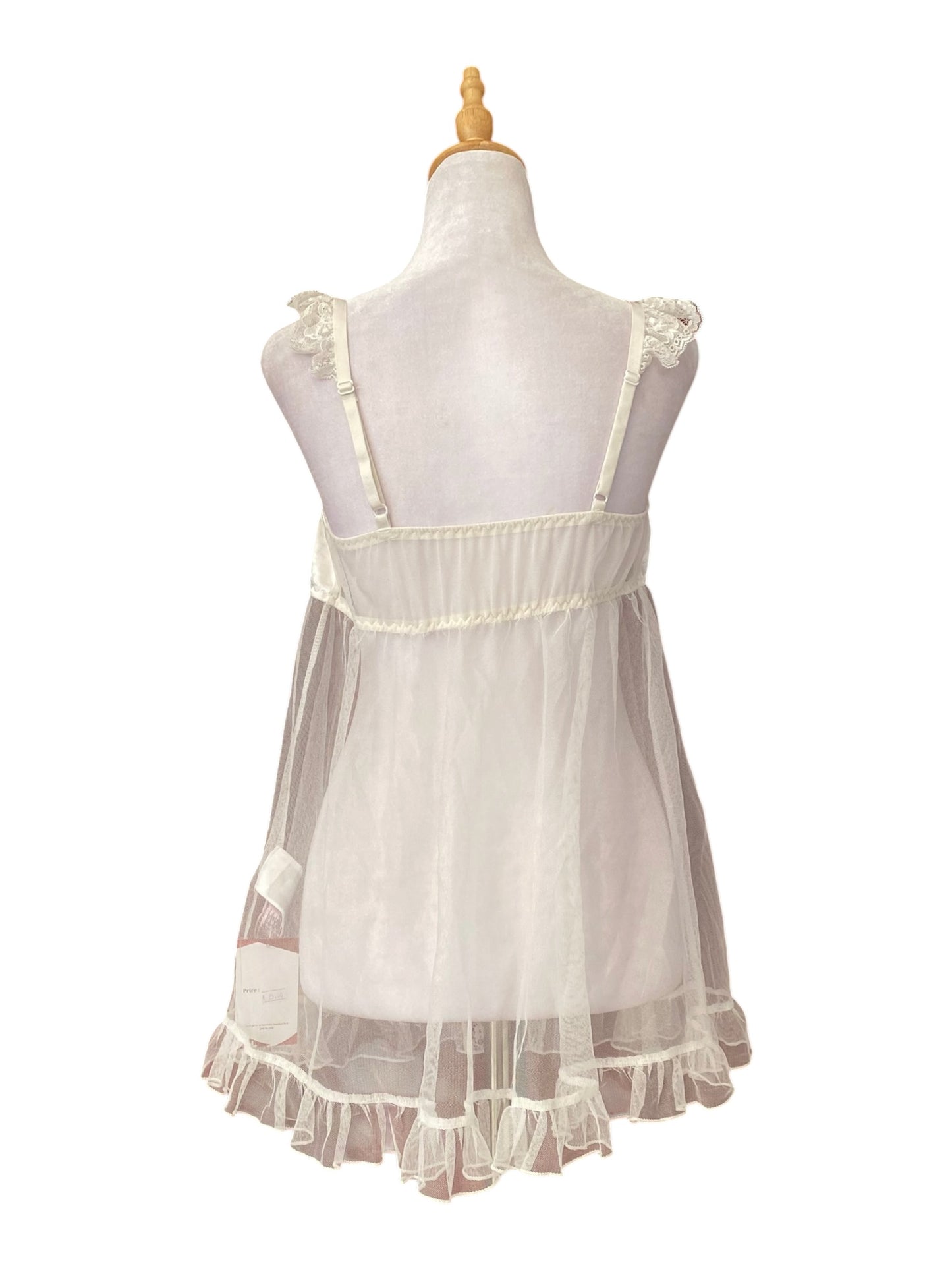 White sequin lace corset ✨