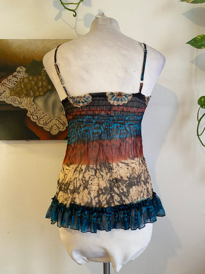 Silk based brand new sequin top