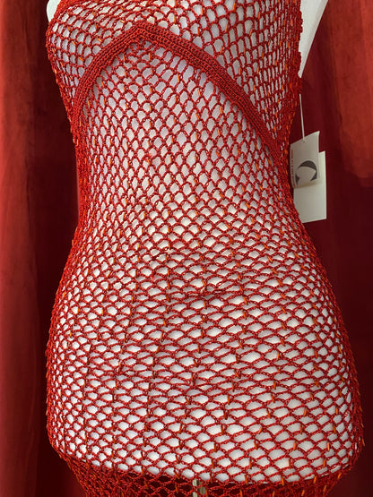 Morgan brand new crochet dress with sequin details all over
