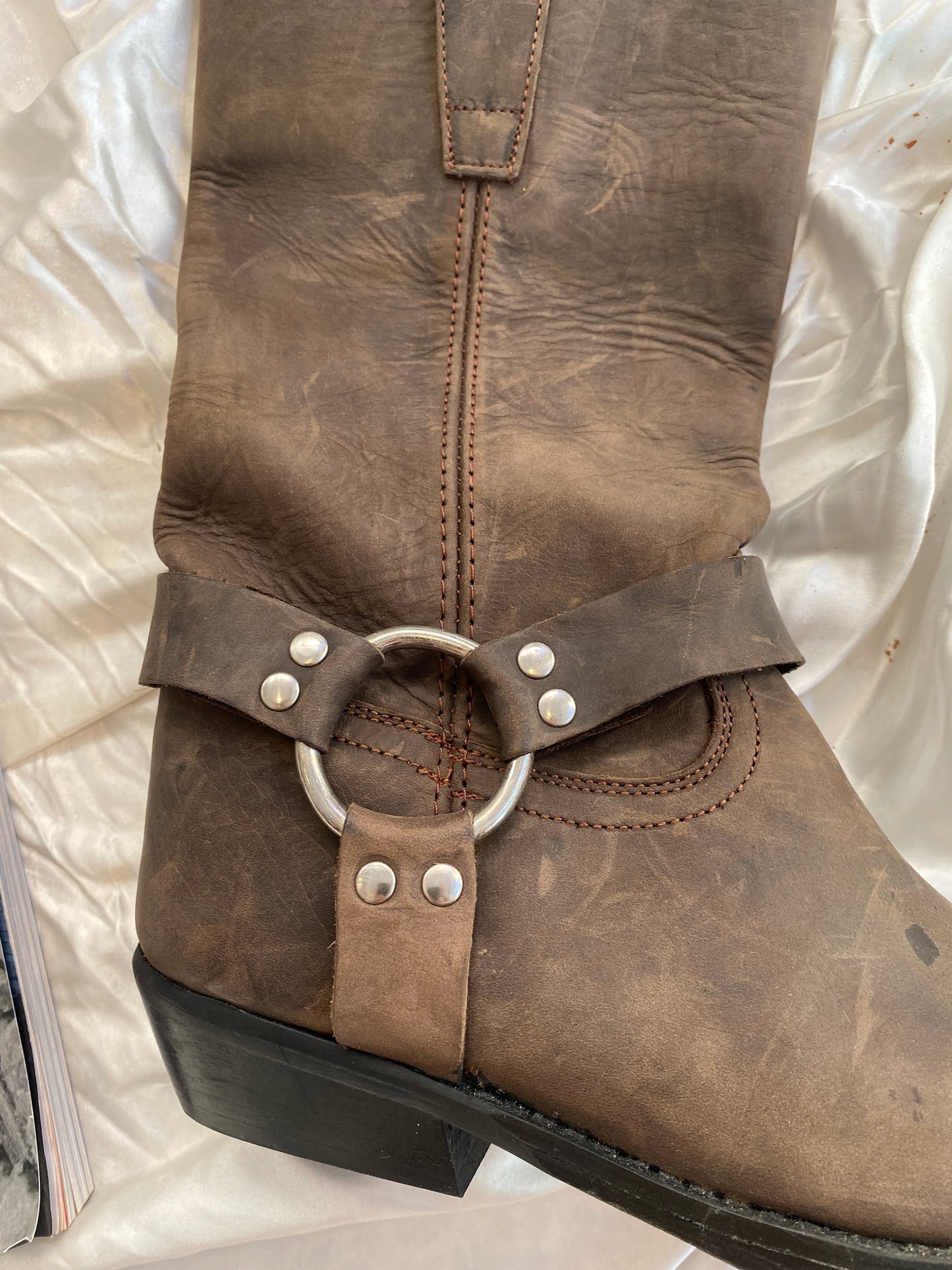 Leather brand new vintage brown boots