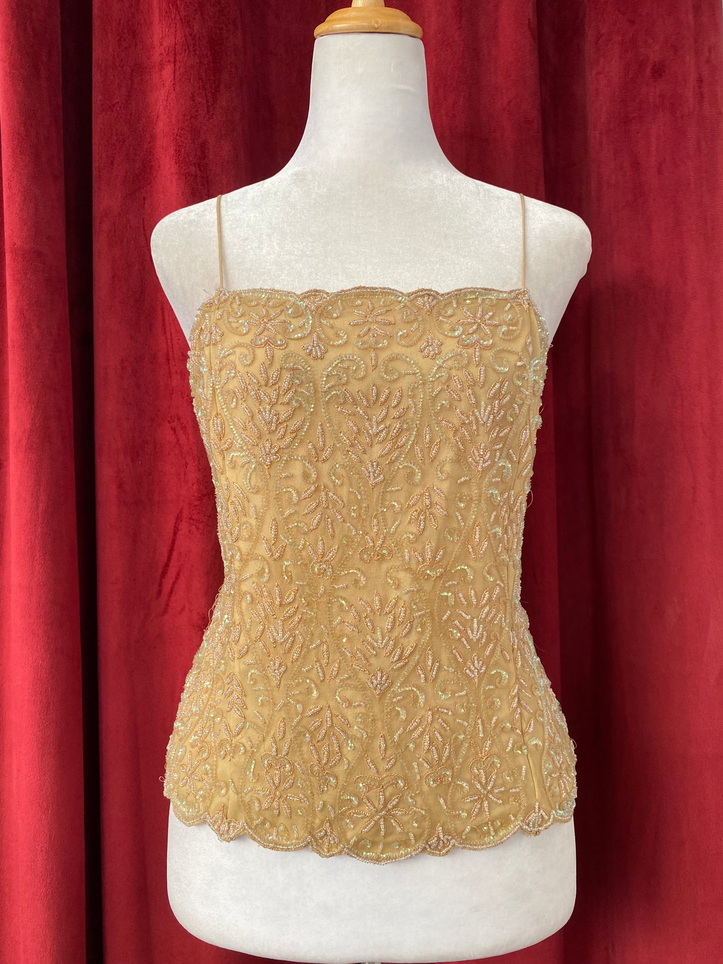 The Opaline Garden Silk Camisole