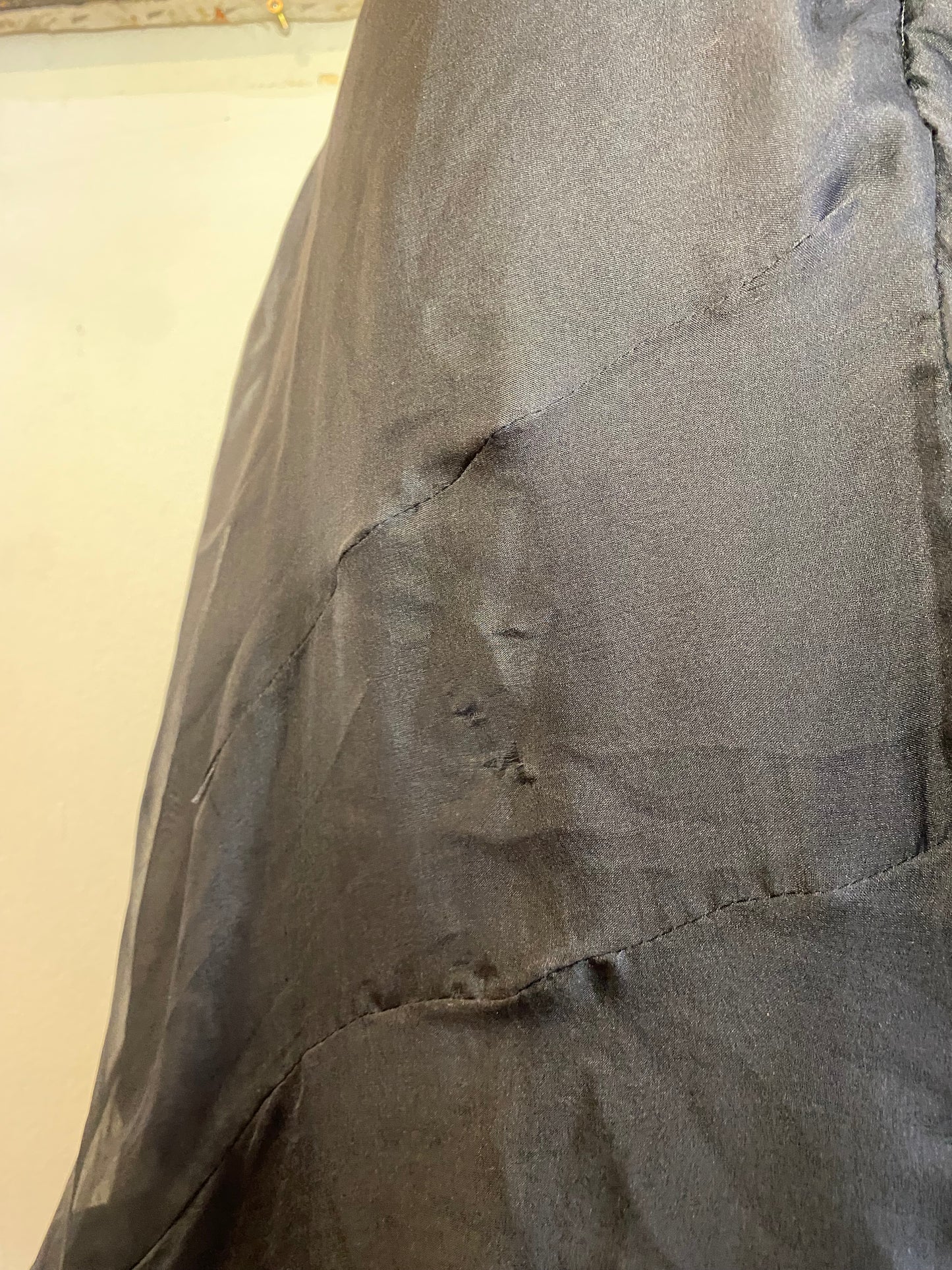 Silk brand new haute couture black mini dress