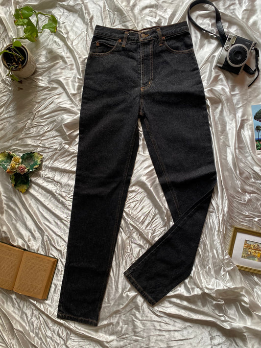 Black 90s cotton jeans