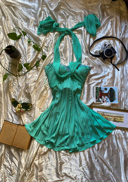 Haute couture jumpsuit brand new with corseted top