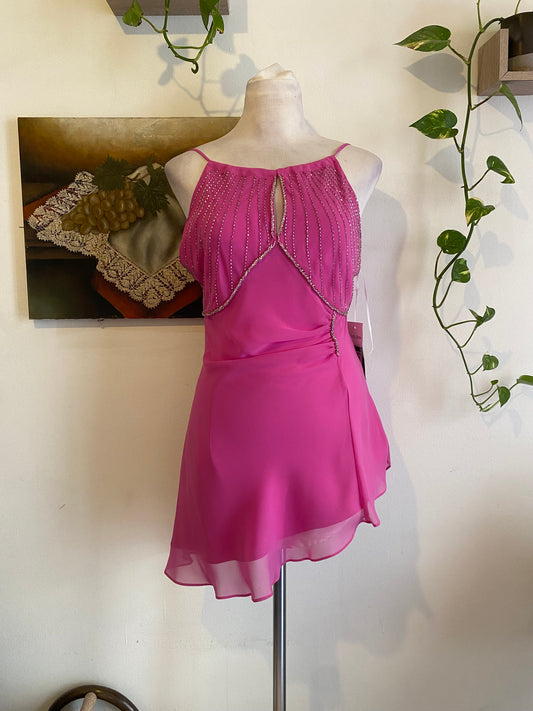 Brand new pink handbeaded top