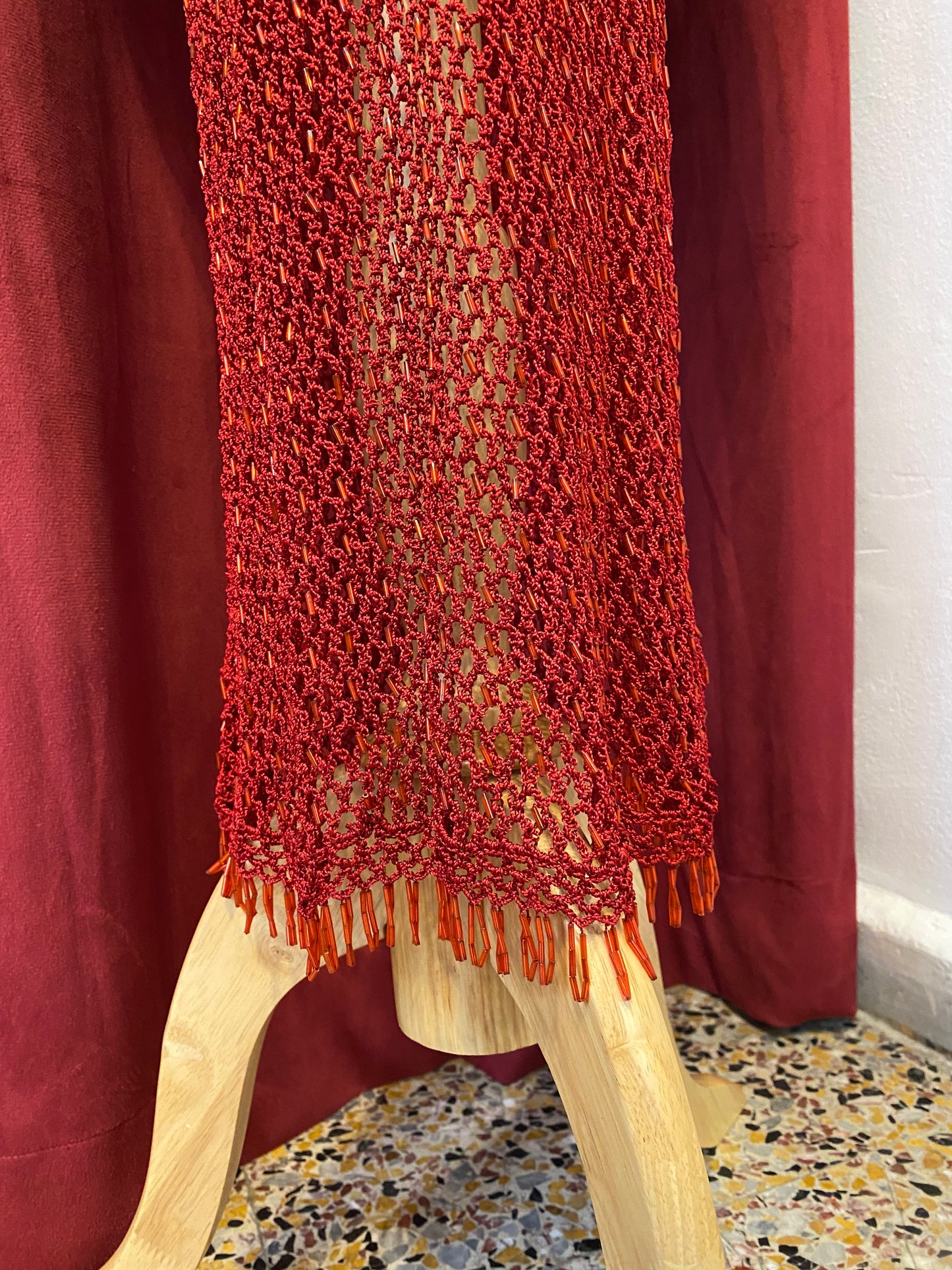 Morgan brand new crochet dress with sequin details all over