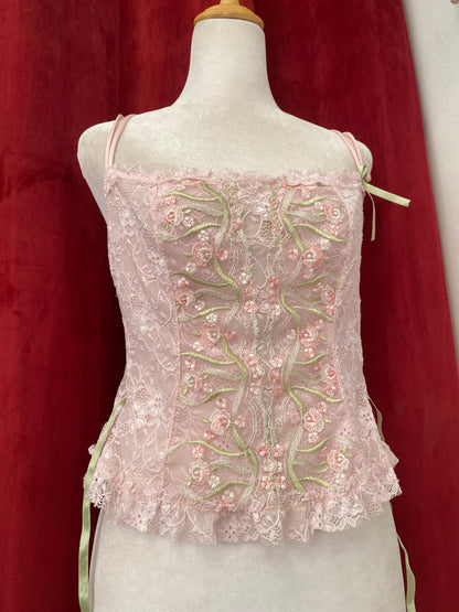 Blush Versailles couture corset