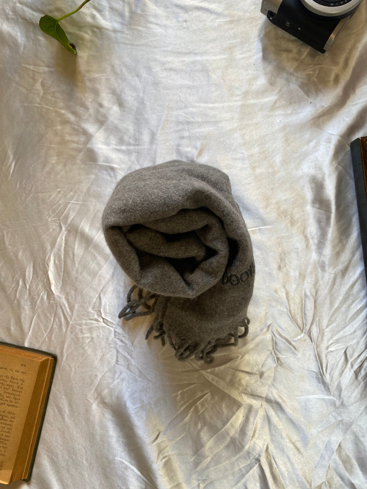 Vivienne Westwood wool grey scarf