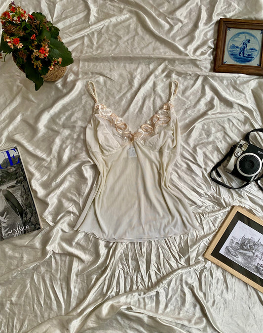 Brand new white see through cami top