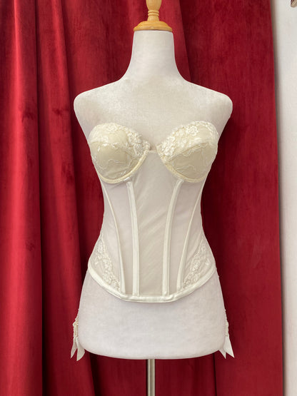Ivory belle corset bustier