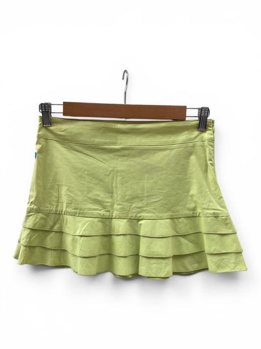 Mini light green skirt