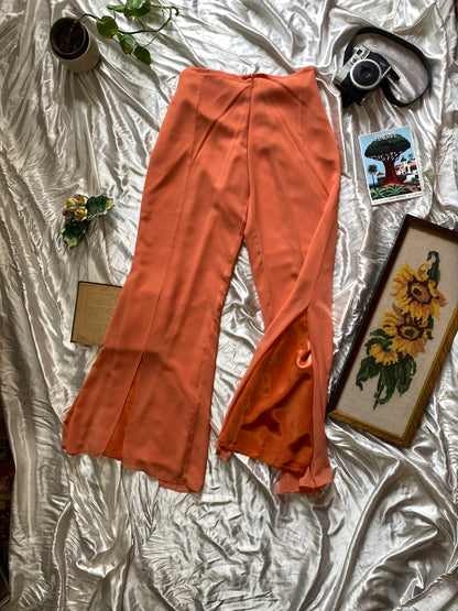 Brand new orange handbeaded set