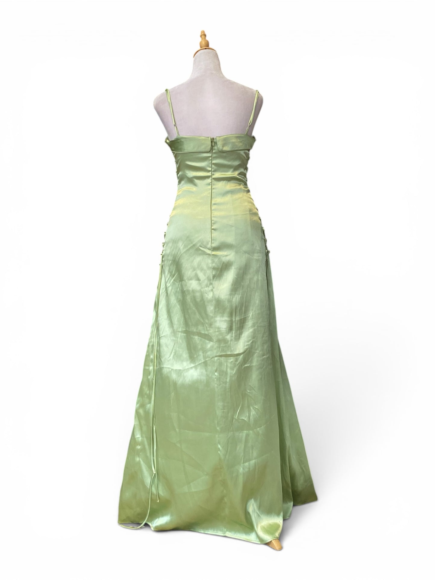 Green fairy corseted dress