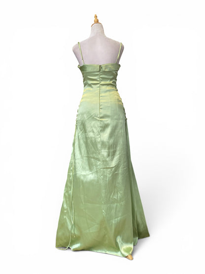 Green fairy corseted dress