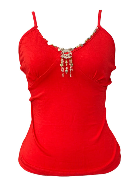Red y2k top