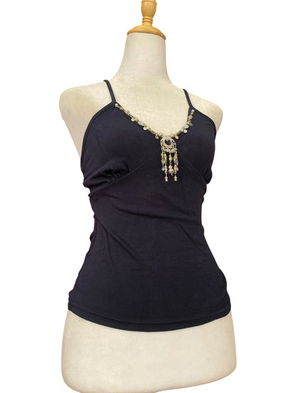 Dark blue y2k top