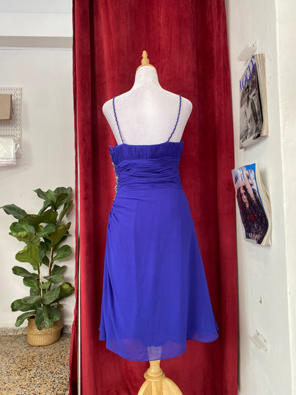 Rich purple bodycon princess dress