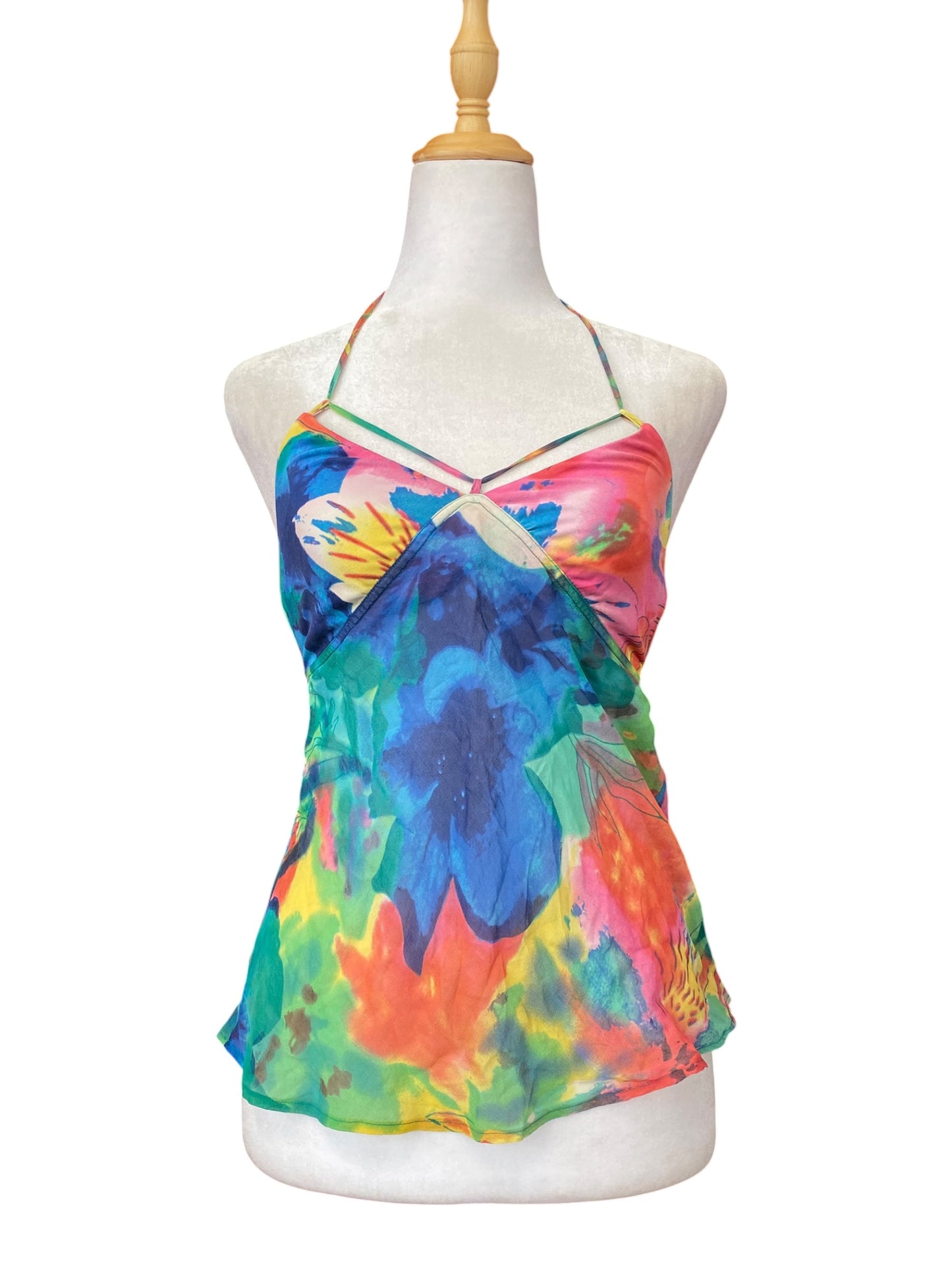Summer multicoloured top