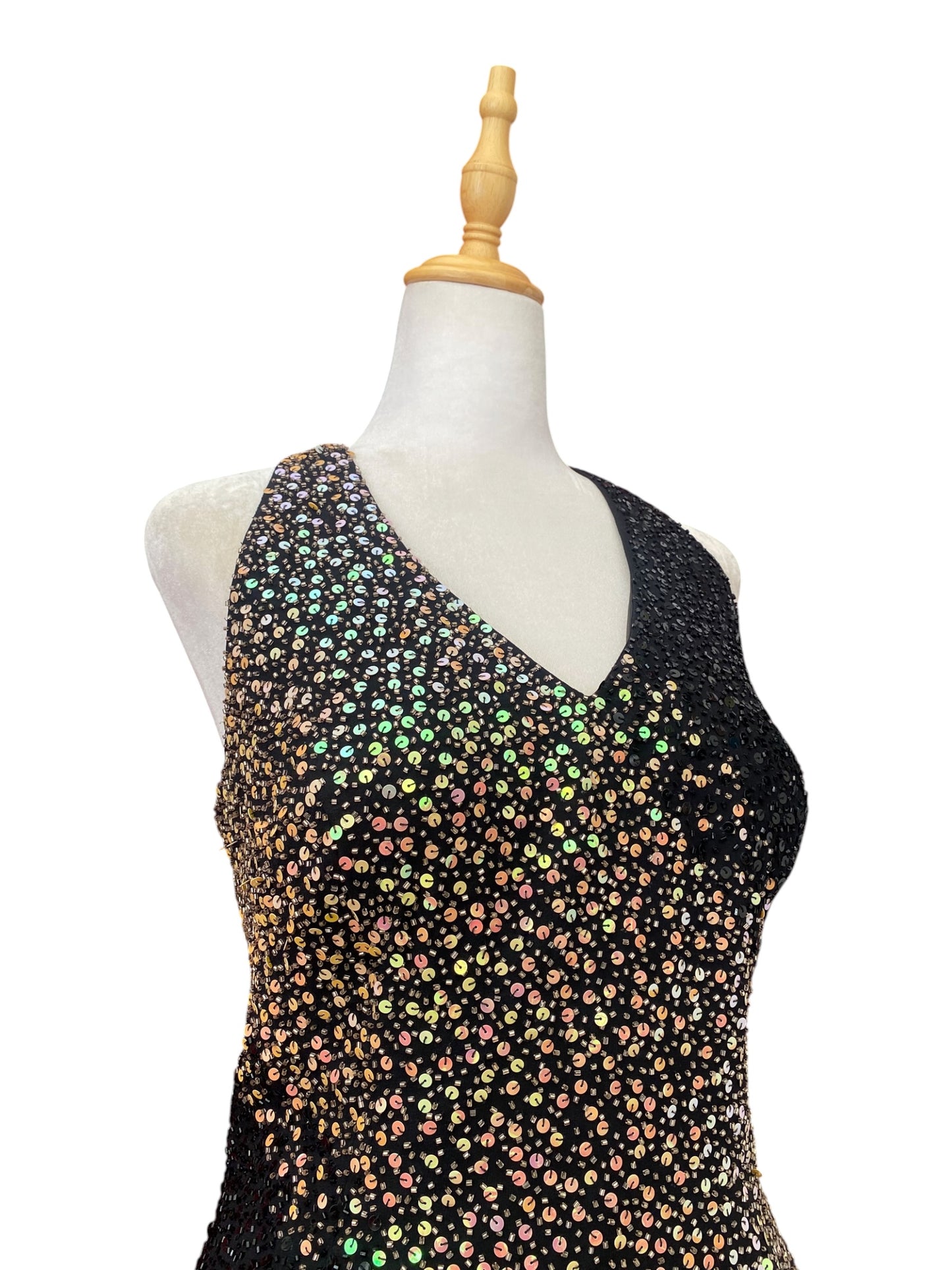 100% silk handbeaded top