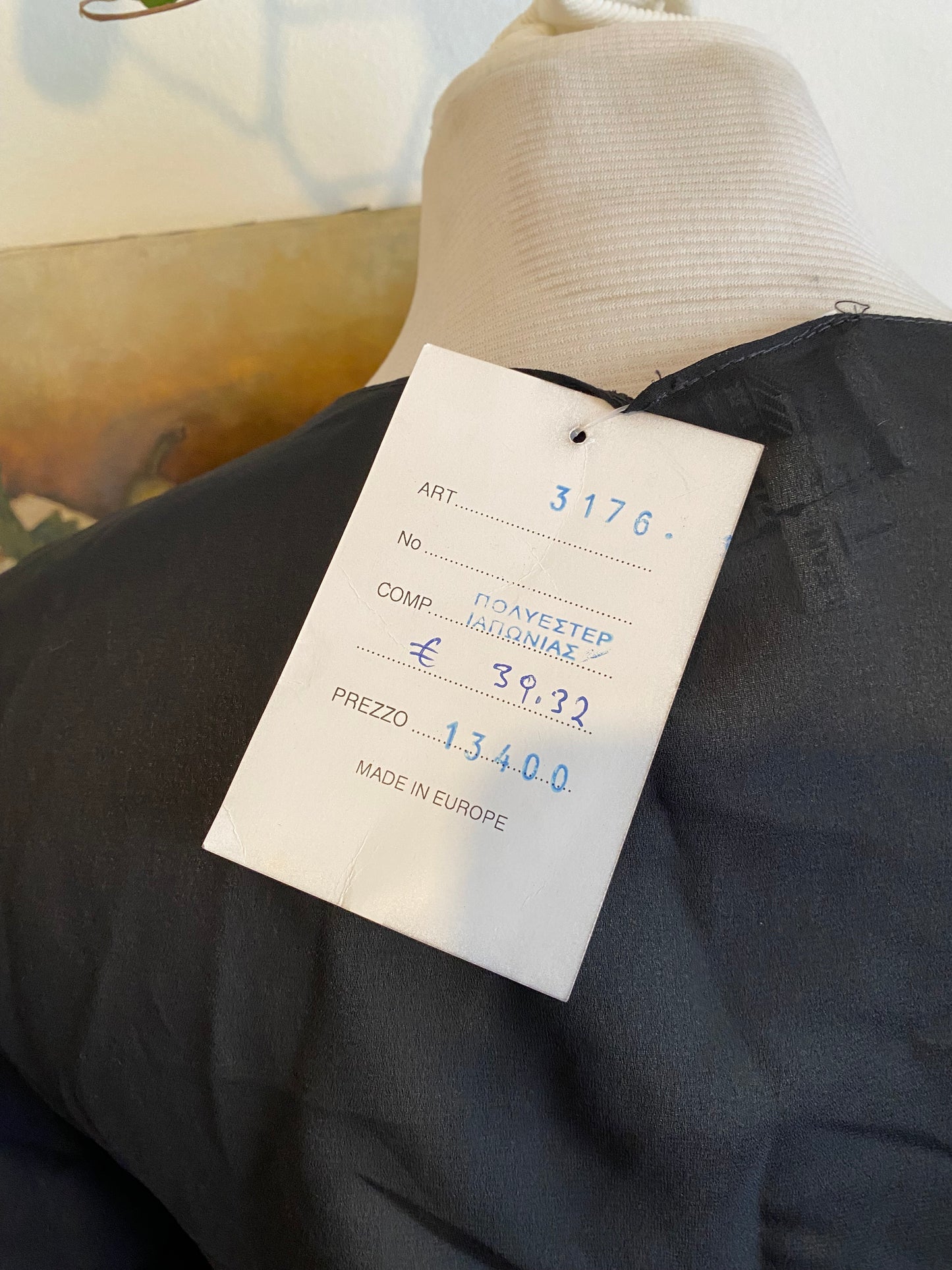 Black sheer bow tied top