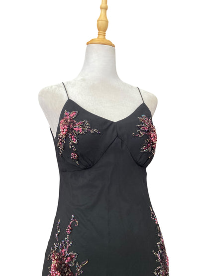 100% silk gown with sequin drops💧