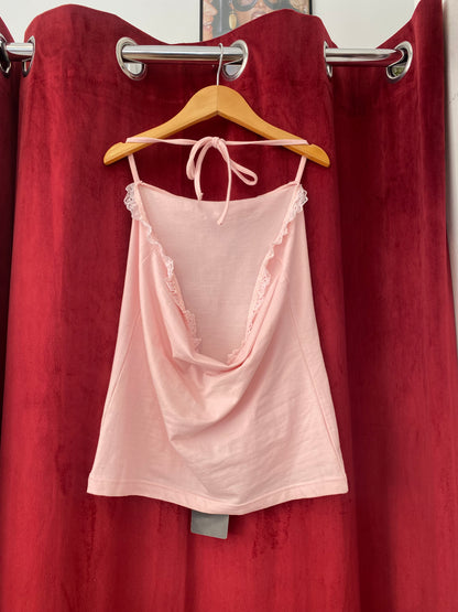 Pink babydoll top