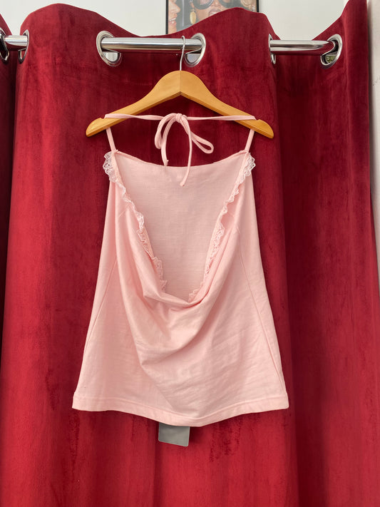 Pink babydoll top
