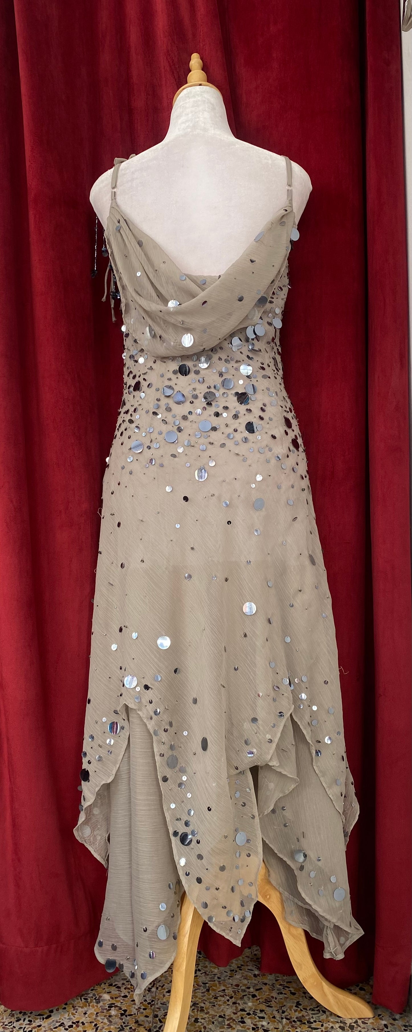 K derhy rare sequin gown